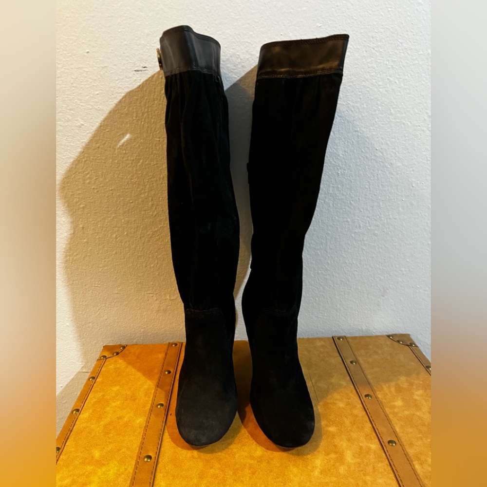 Michael Kors Black suede Heeled Boots